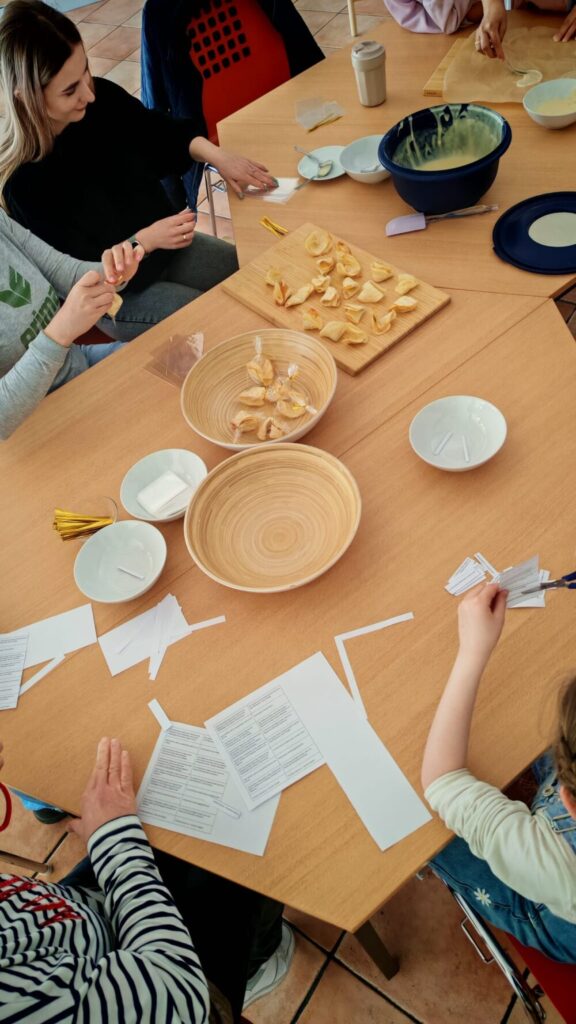 Glückskekse backen 1