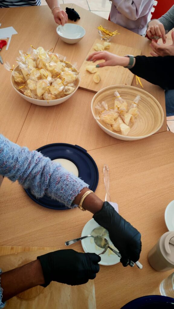 Glückskekse backen 2